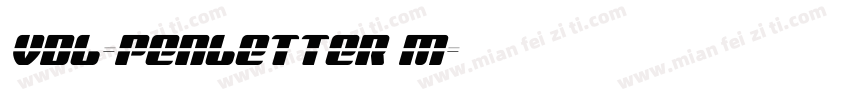 VDL-PenLetter M字体转换